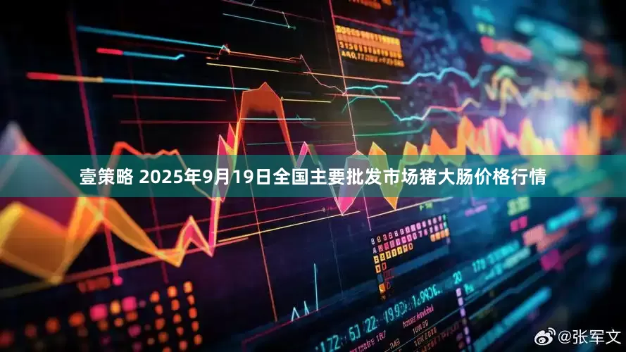 壹策略 2025年9月19日全国主要批发市场猪大肠价格行情